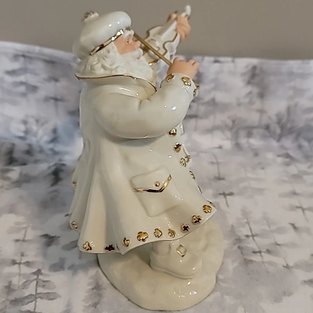 Lenox Classic Irish Santa white gold Limited Edition figurine